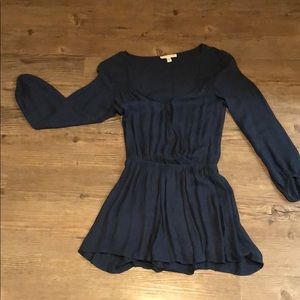Dusty Blue Jersey Romper